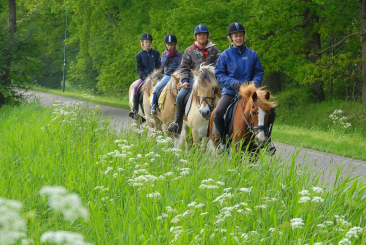 paardrijden met vriendinnen