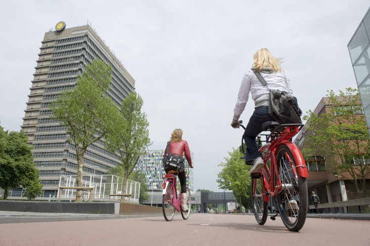fietsen in De Uithof