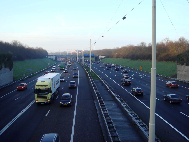 A27 bij Utrecht