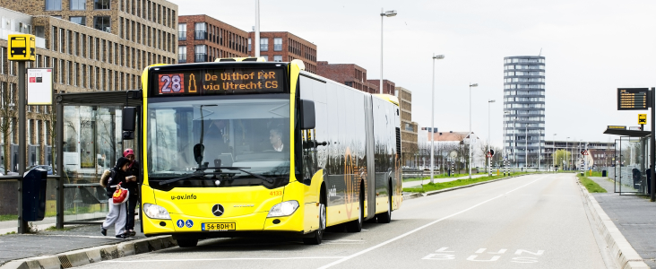 stadsbus in Leidsche Rijn