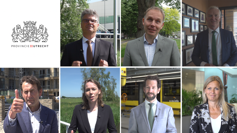 Portretten video's provinciebestuurders