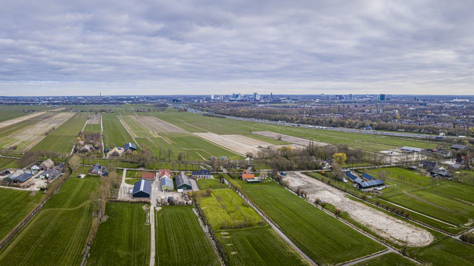 Luchtfoto polder Rijnenburg