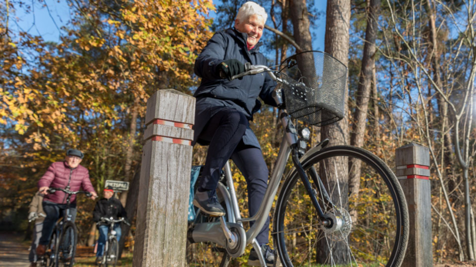 Ouderen op de fiets