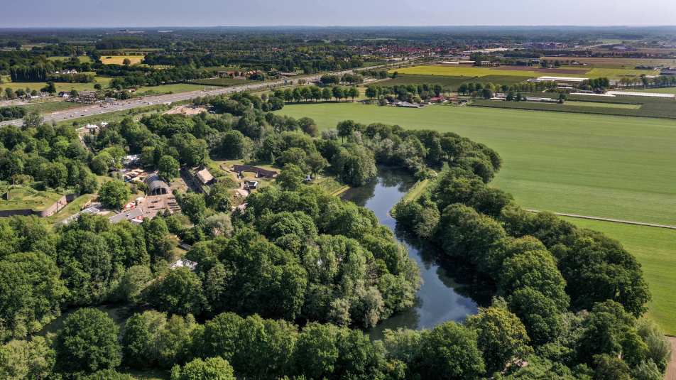 Luchtfoto Fort bij Vechten