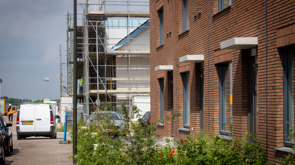 Huizen in aanbouw, Amersfoort Vathorst