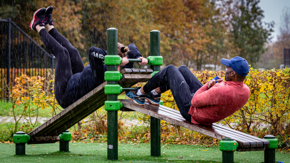 Sporten in het Máximapark