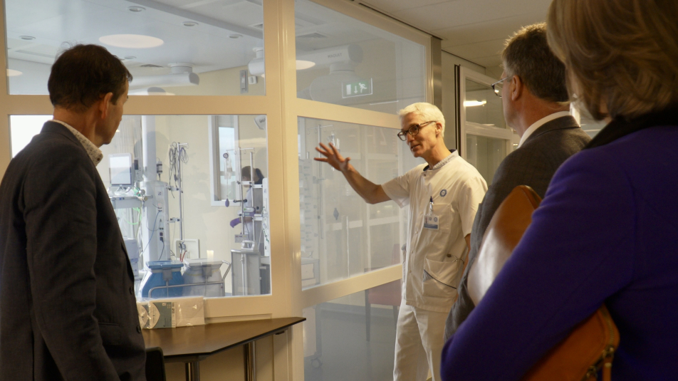 GS provincie Utrecht bezoeken UMC Utrecht 