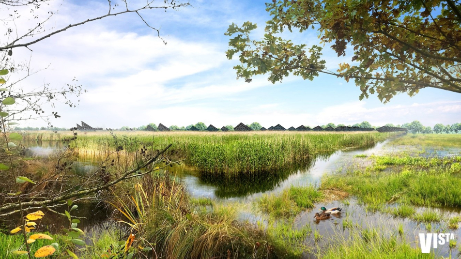 Landschap illustratie, foto: Vista Landschapsarchitectuur en Stedenbouw