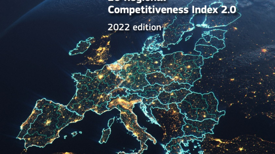 Voorkant van het rapport EU Regional Competitiveness Index