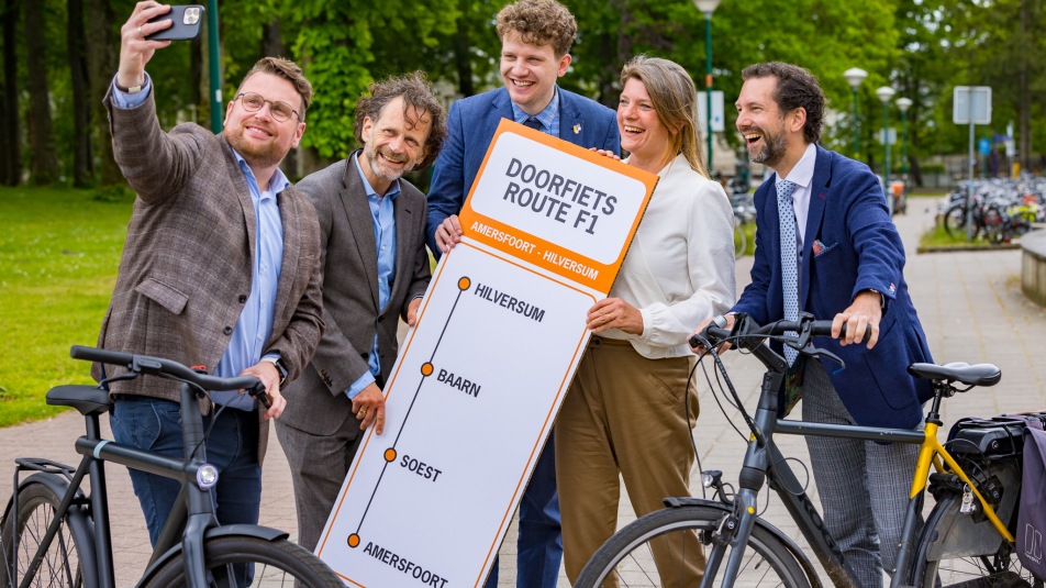 Aanleg doorfietsroute Amersfoort – Hilversum