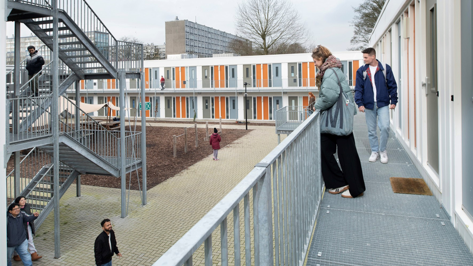 AZC Plan Einstein Pahud - Binnenplaats 1