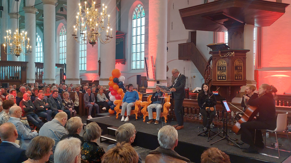 Echtpaar Griffioen krijgen een lintje van de burgemeester van Woerden’