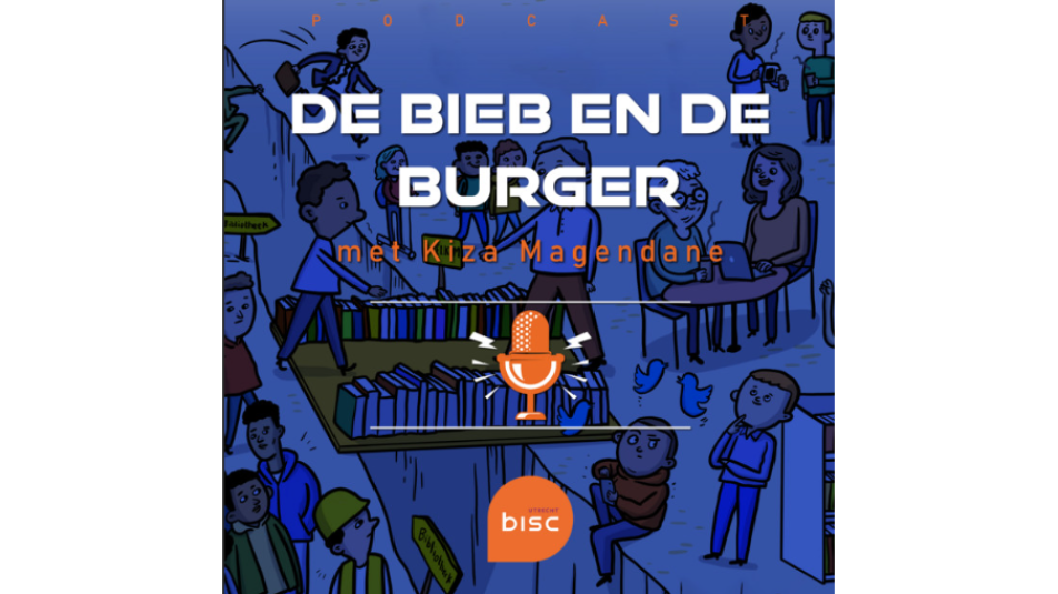Poster over podcast De bieb en de burger