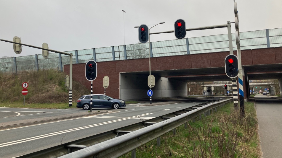 Kruispunt N227 A12 bij Maarn