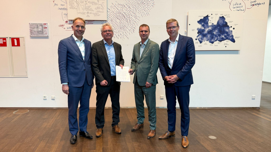 Huib van Essen, Dick Polman, Robert Kuik en Warmold ten Zijthoff