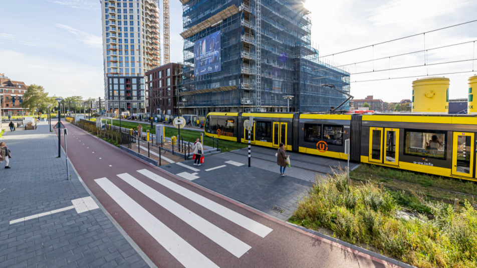 Tramhalte in Nieuwegein