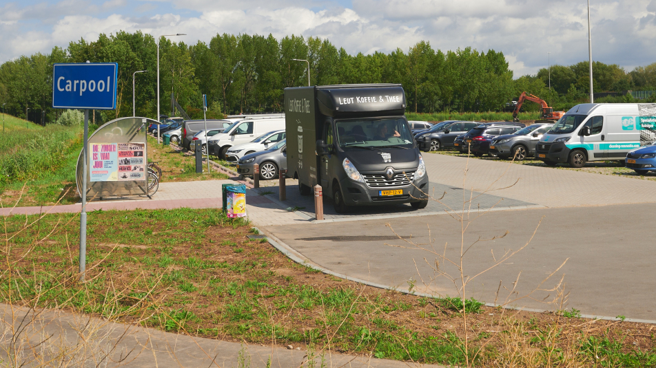 Foodtruck op carpoolplaats in IJsselstein